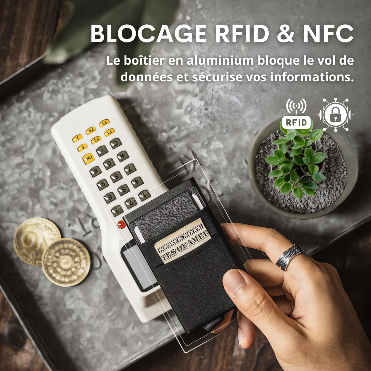 SecurKard - Porte-cartes anti-piratage RFID